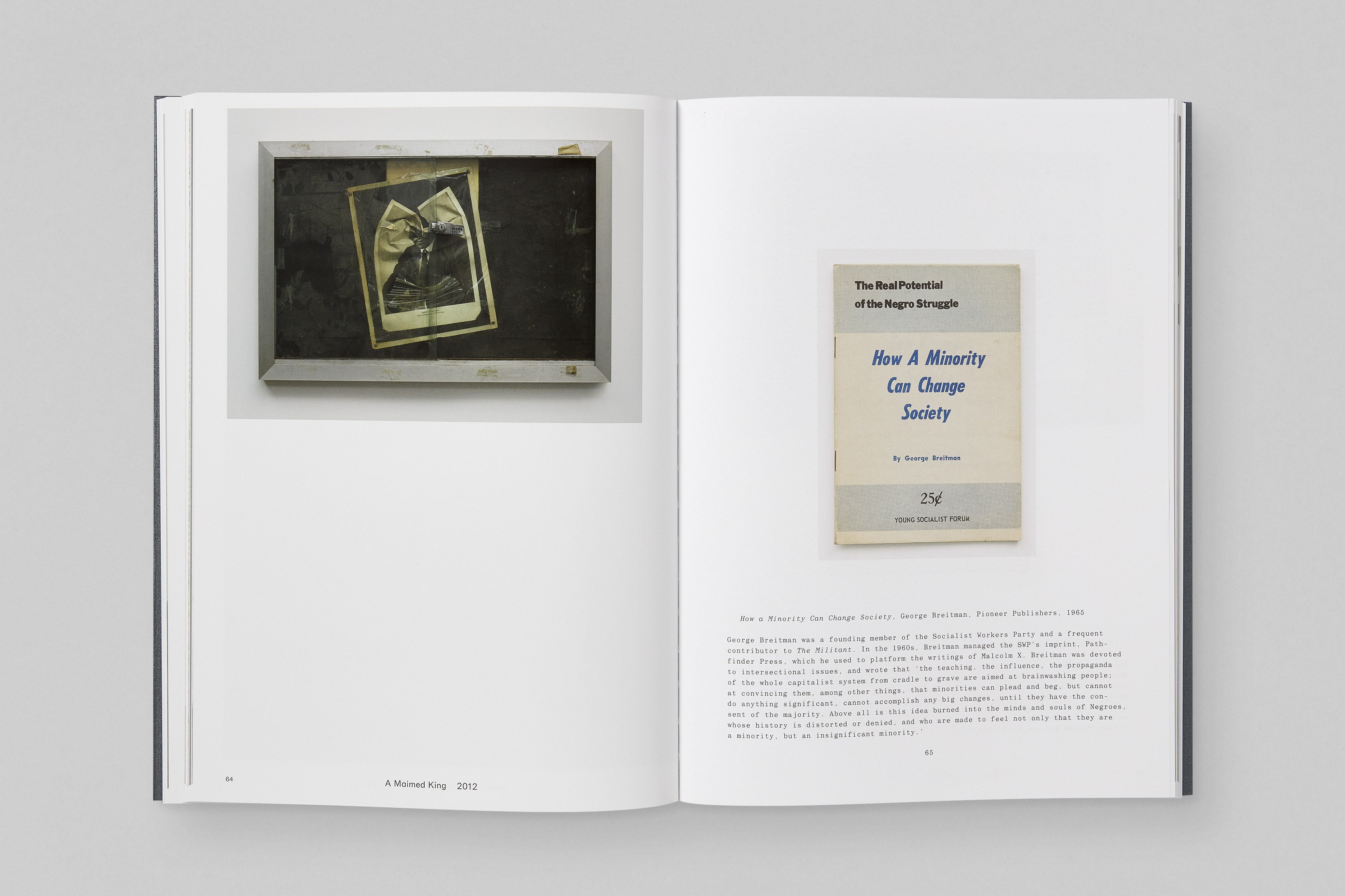 Theaster Gates ‘1965: Malcolm in Winter: A Translation Exercise’
